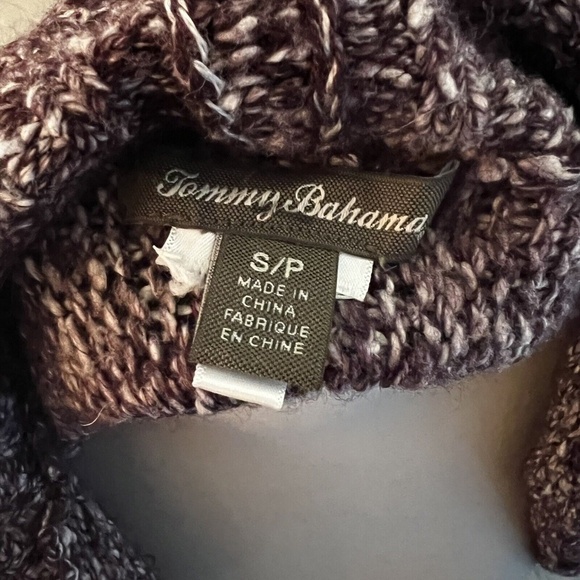 Tommy Bahama Purple Multicolor Knit Casual Sweater Cardigan Womens - Picture 7 of 7